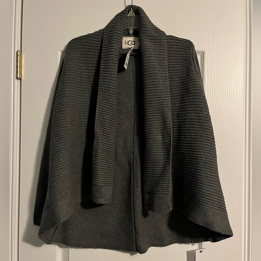 Gray UGG cardigan